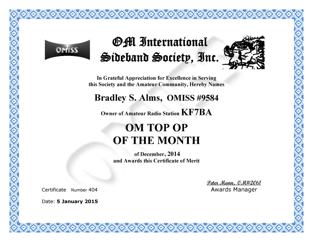 KF7BA_TOP OP_MONTH_DEC_2014